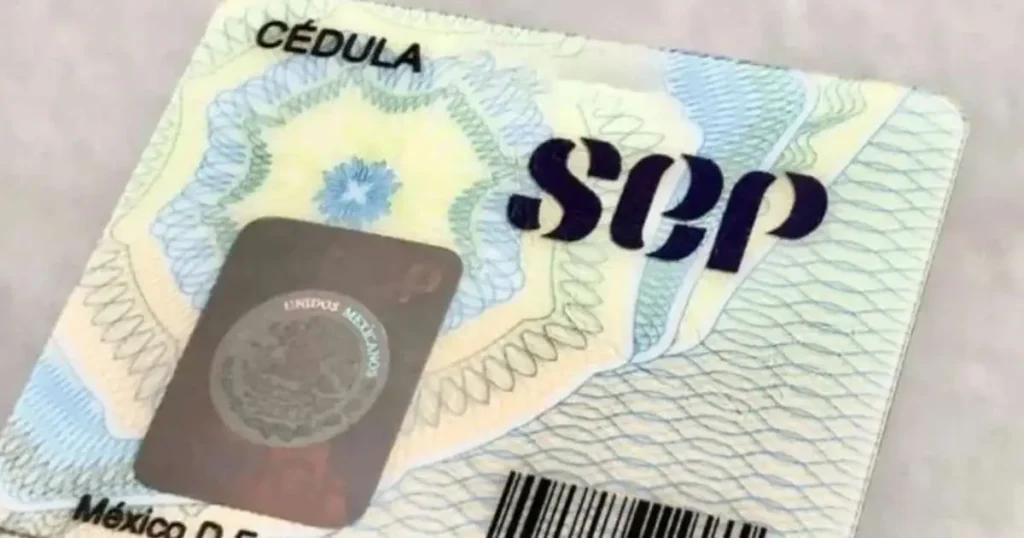 cedula profesional